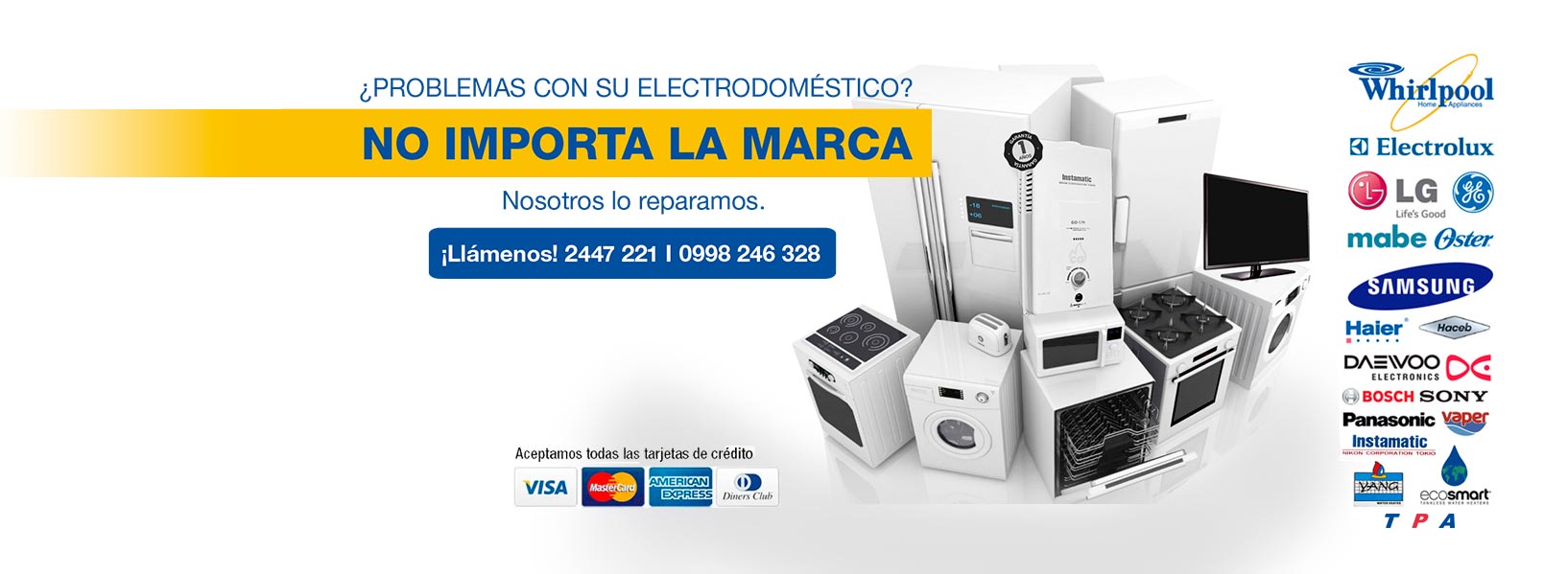Reparación y mantenimiento de electrodomesticos - AcaReparo